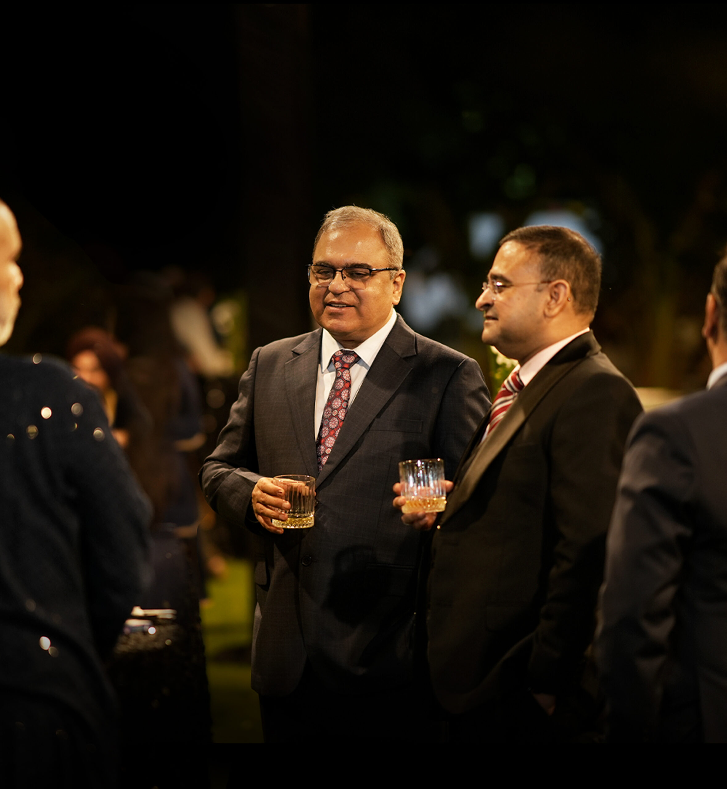 Drinks with corporate party